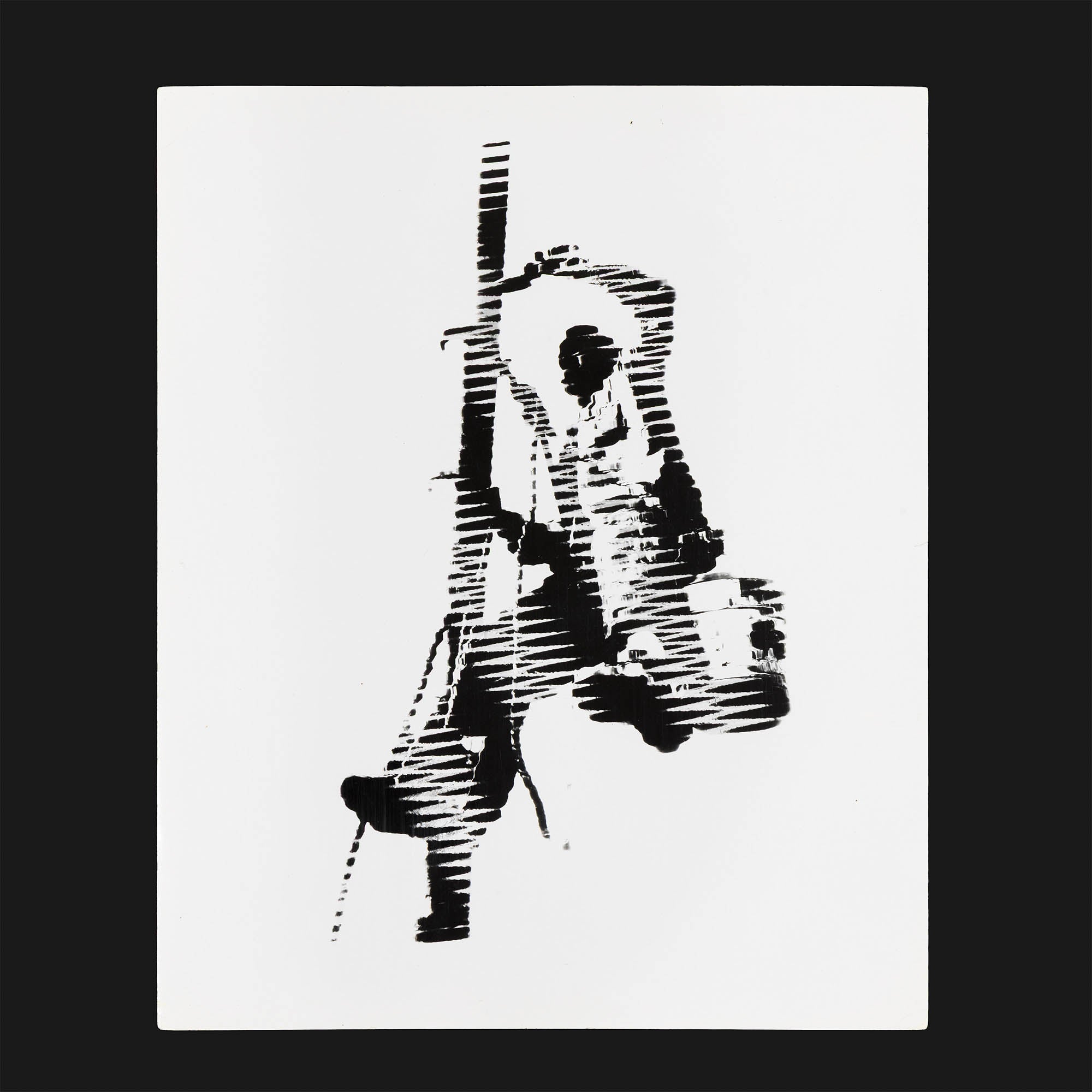 Weegee Black and White Photograph - Distortion: Painter