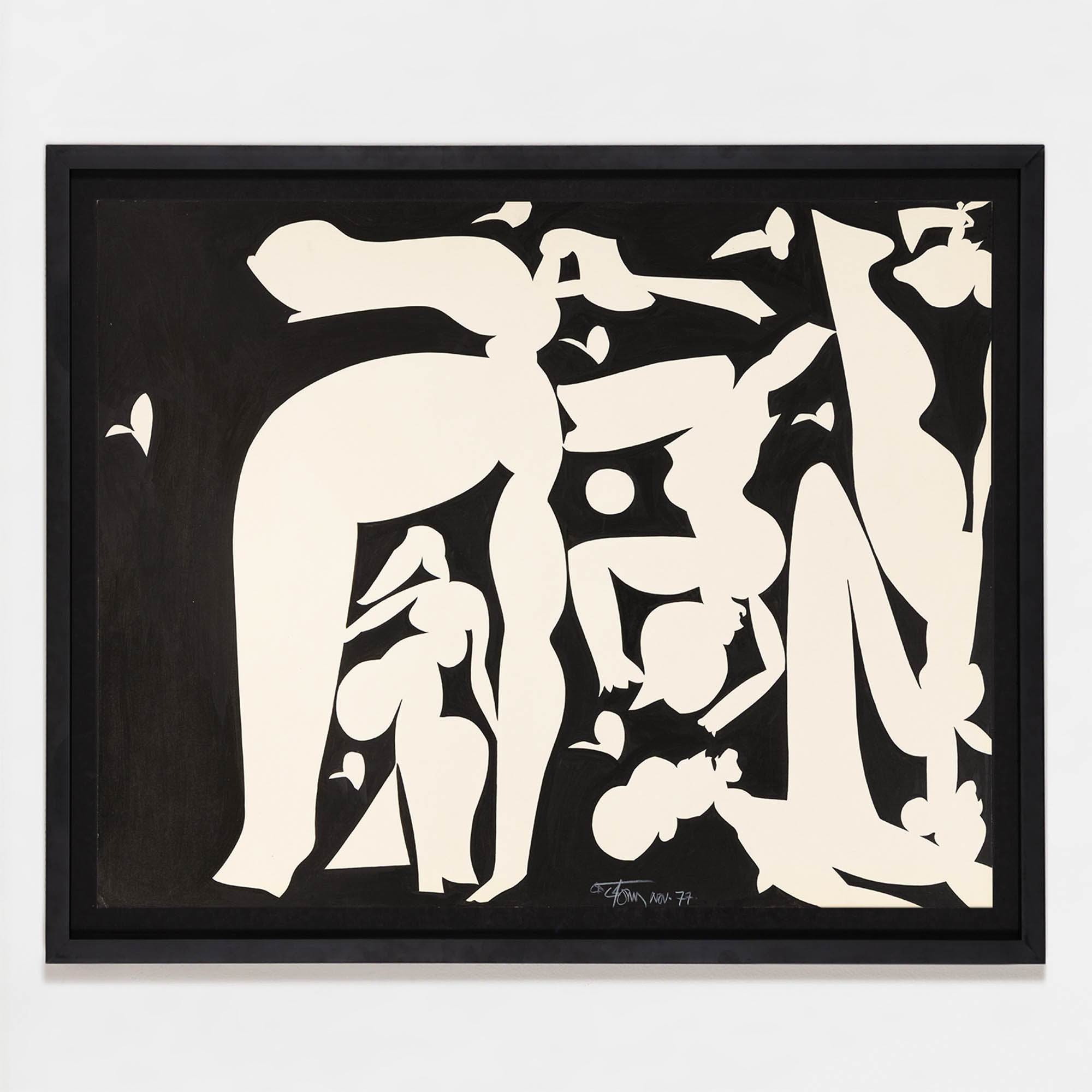 Harold Town Abstract Drawing - Vale Variation: To The Right