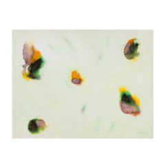 Gershon Iskowitz "Western Sphere #14" abstract watercolour 1969