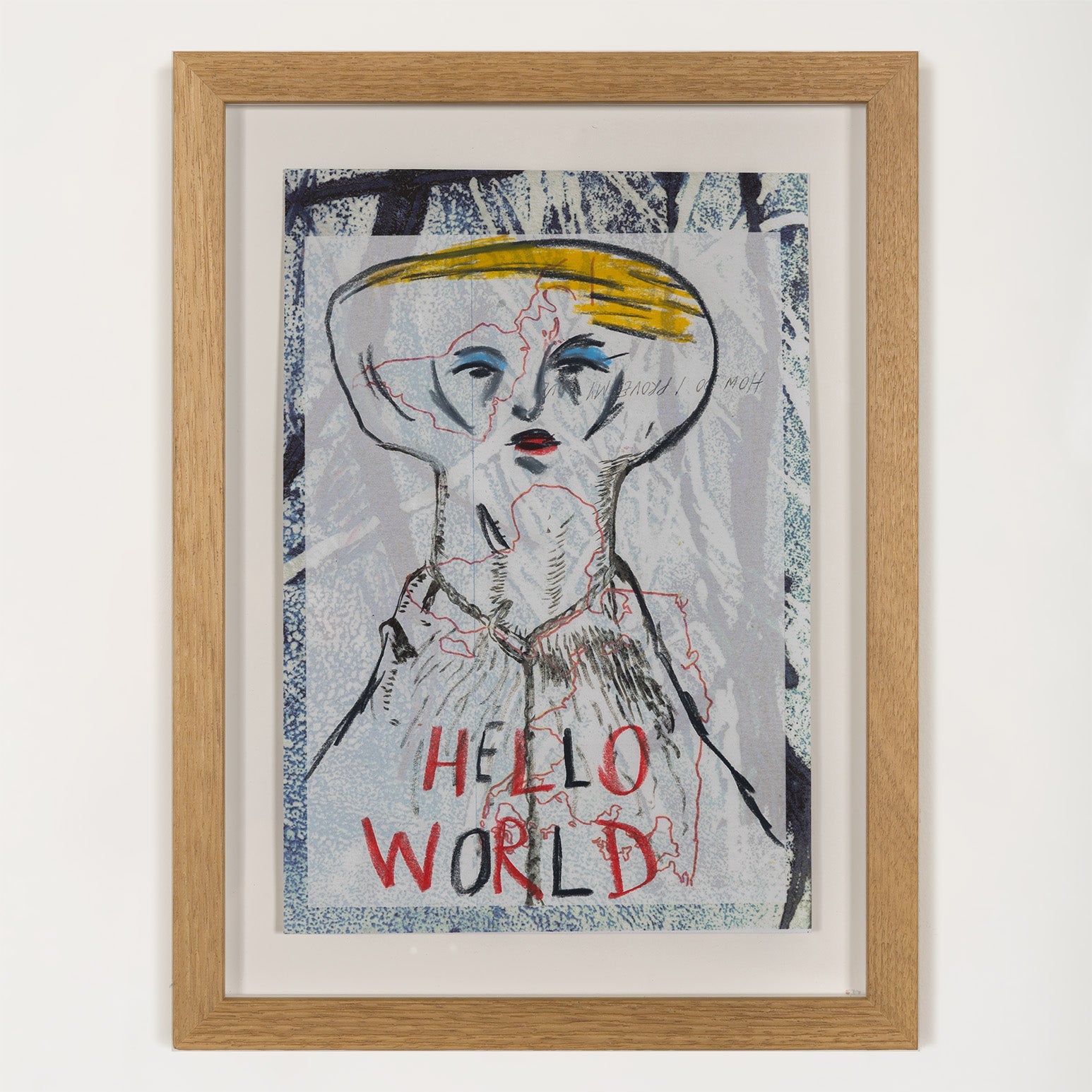 Hallo Welt – Mixed Media Art von Marcel Dzama