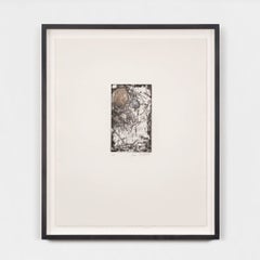 "Sunflower I" abstract etching by American artist Joan Mitchell, 1972