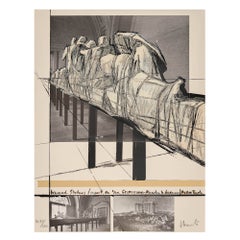 Christo "Wrapped Statues (Project for Der Glyptotek in Munich Aegean Temple)"