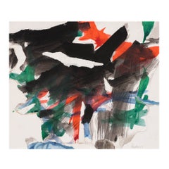 « Red Green » (Collage de Noël), de Jack Bush, Art moderne canadien, 1957