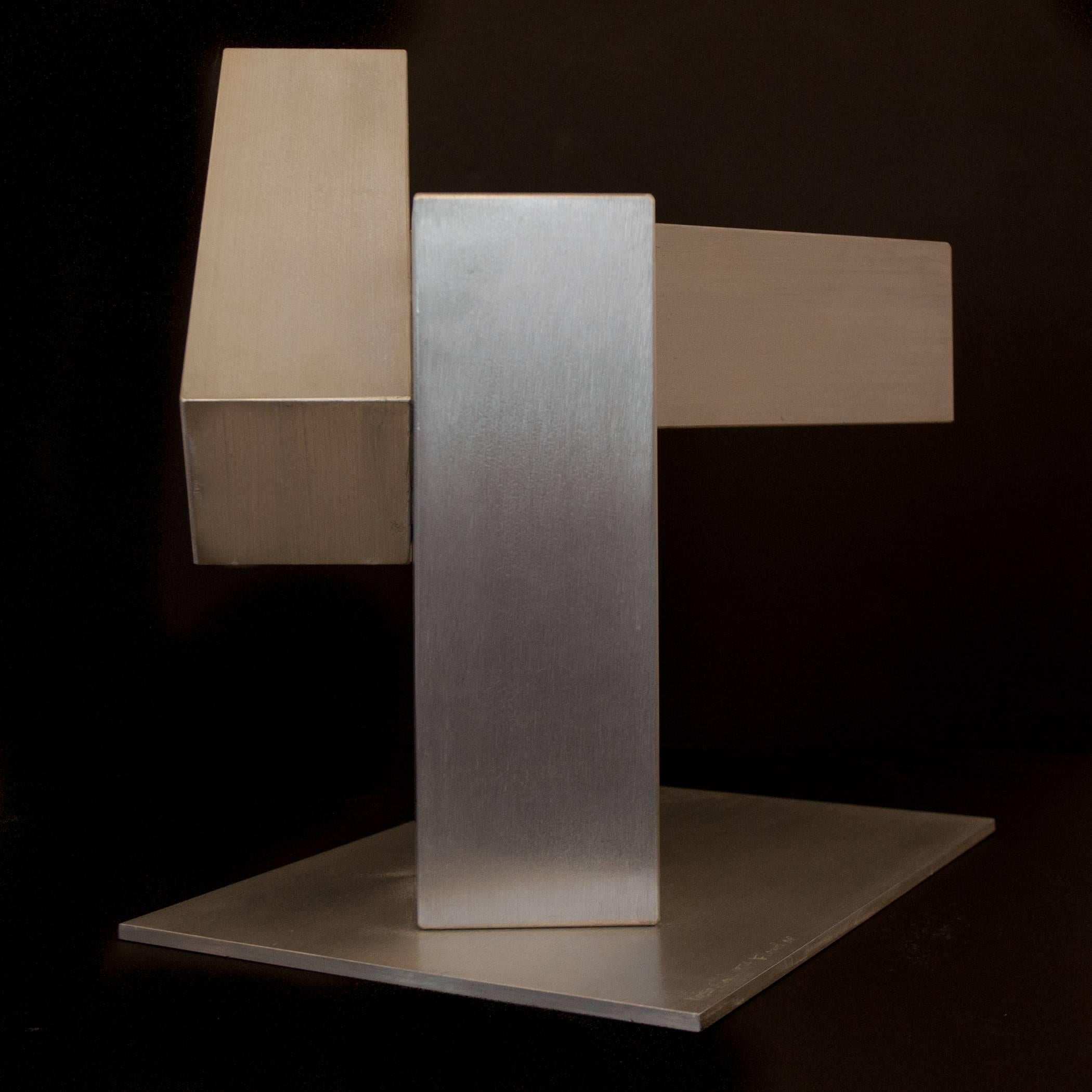 Flame 2 - Abstract Geometric Sculpture by Kosso Eloul