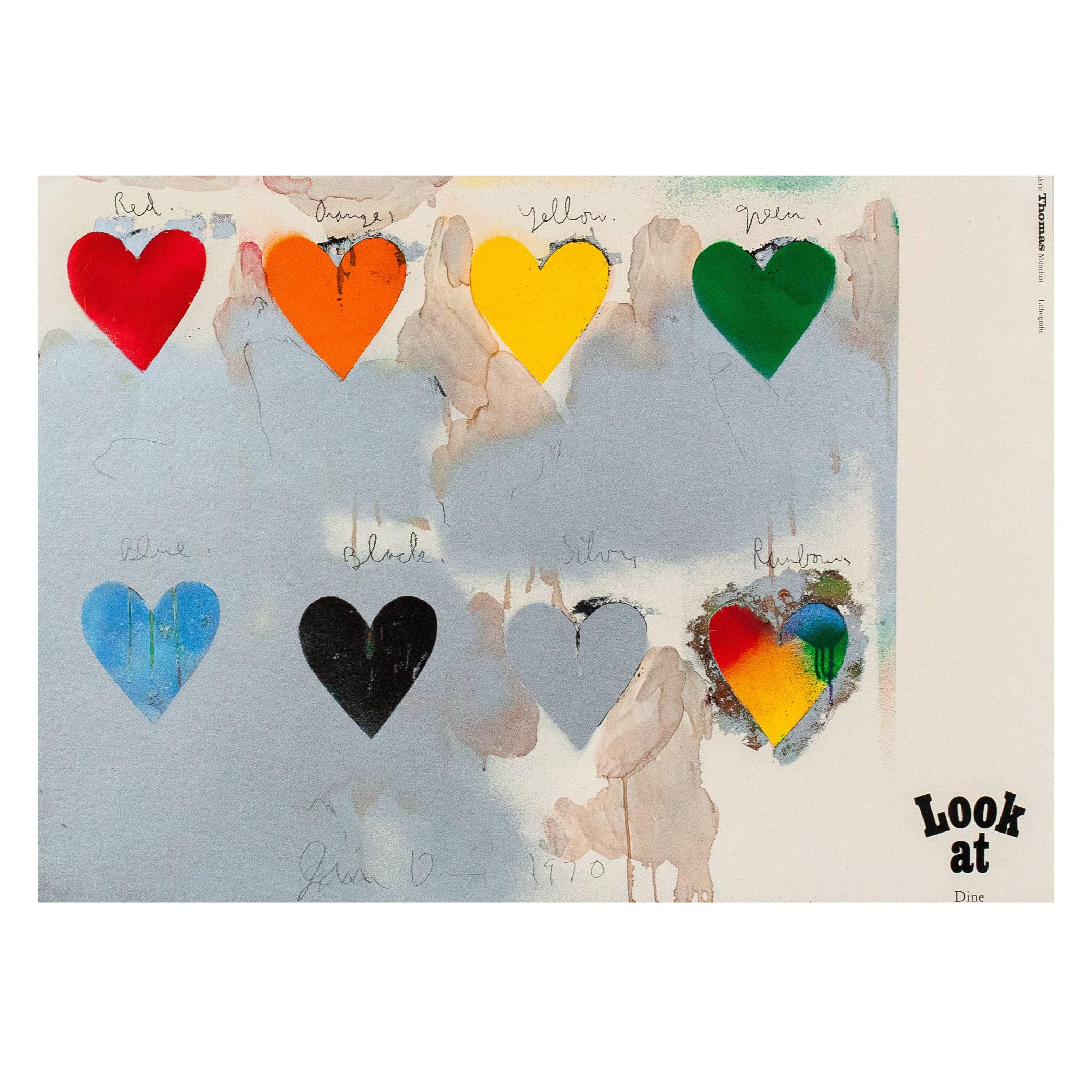 „8 HEARTS / LOOK“ LITHO- POSTER 5