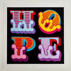 Hope - Screenprint, Contemporary Typography Art, Edition 23/24
