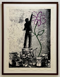 Eternity - Screen Print by Mr Brainwash, Hand-Signed, Edition of 150, Framed