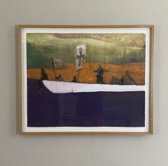 Senza titolo (Canoa) - Acquatinta a colori, firmata, tiratura di 500 copie, 2008