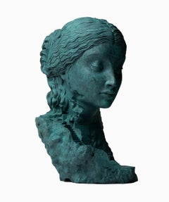 Ancient Signal, Bronze Sculpture in Arsham Green Patina, Ed. 99