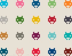 InvadHirst, sérigraphie signée en 21 couleurs, encadrée
