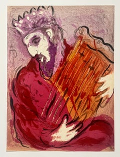 King David Playing the Harp