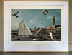 Regatta (Venedig), 1999, handsignierter Siebdruck, Auflage: 50, gerahmt