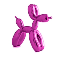 Balloon Dog Pink Sculpture, Cold Cast Resin, After Jeff Koons
