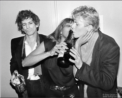 Keith Richards, Tina Turner & David Bowie