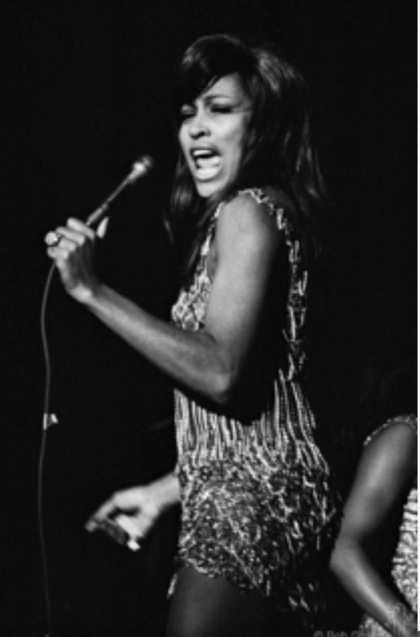 Bob Gruen Portrait Print - Tina Turner, Baltimore, MD