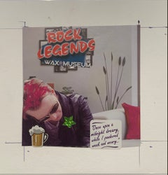 „Dead Dreams“ von Jim Carroll – Originalkollage