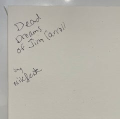 „Dead Dreams“ von Jim Carroll – Originalkollage