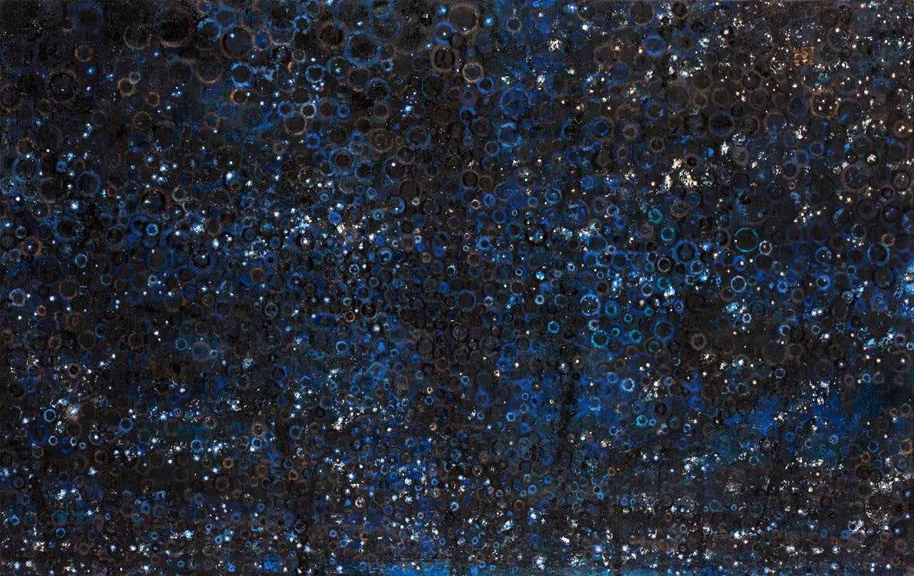 Randall Stoltzfus Abstract Painting - Dark Sky