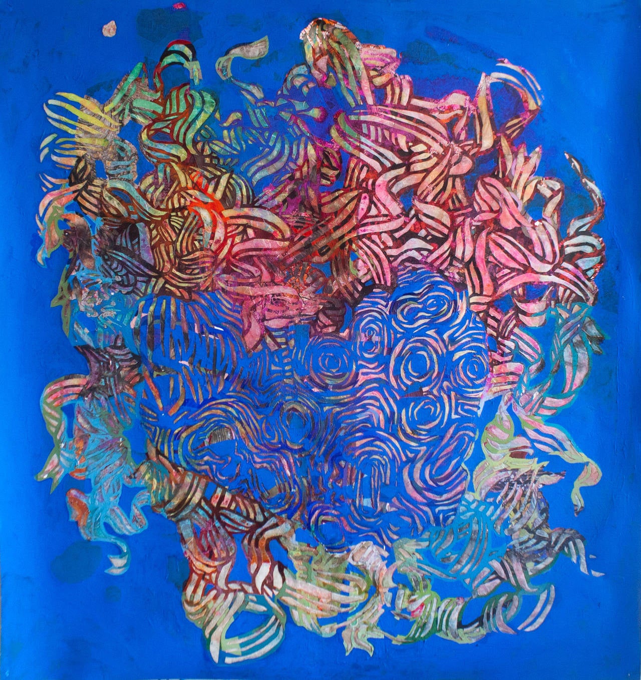 Katherine Tzu-Lan Mann Abstract Painting - Untitled