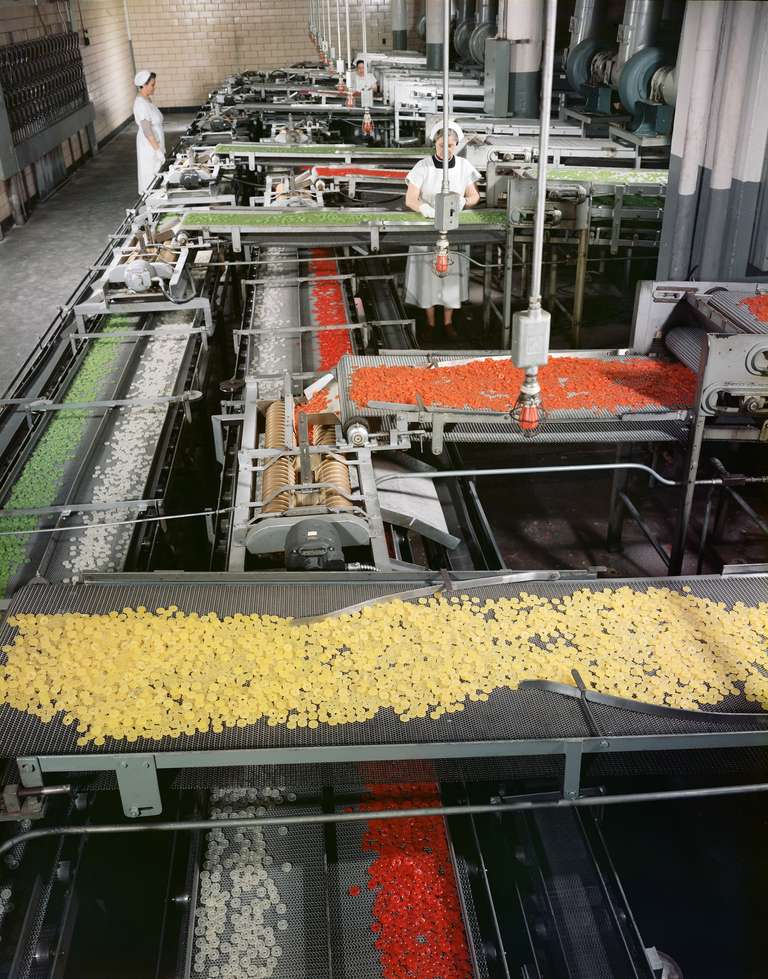 Ezra Stoller Color Photograph – Life Savers Factory, Port Chester, NY