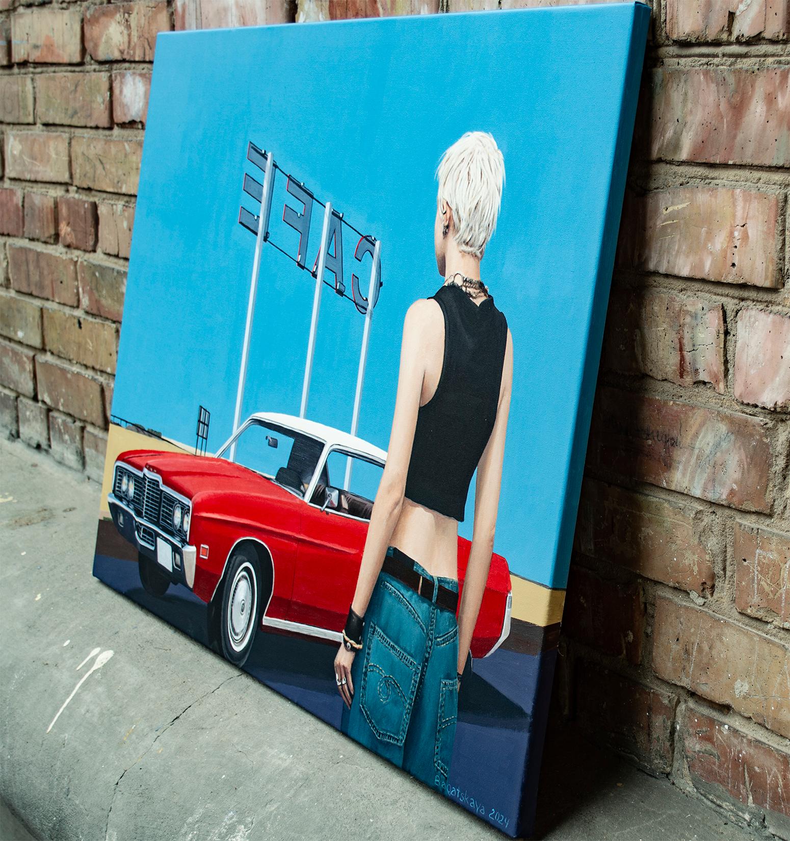 Il lato posteriore - Painting di Nataliya Bagatskaya