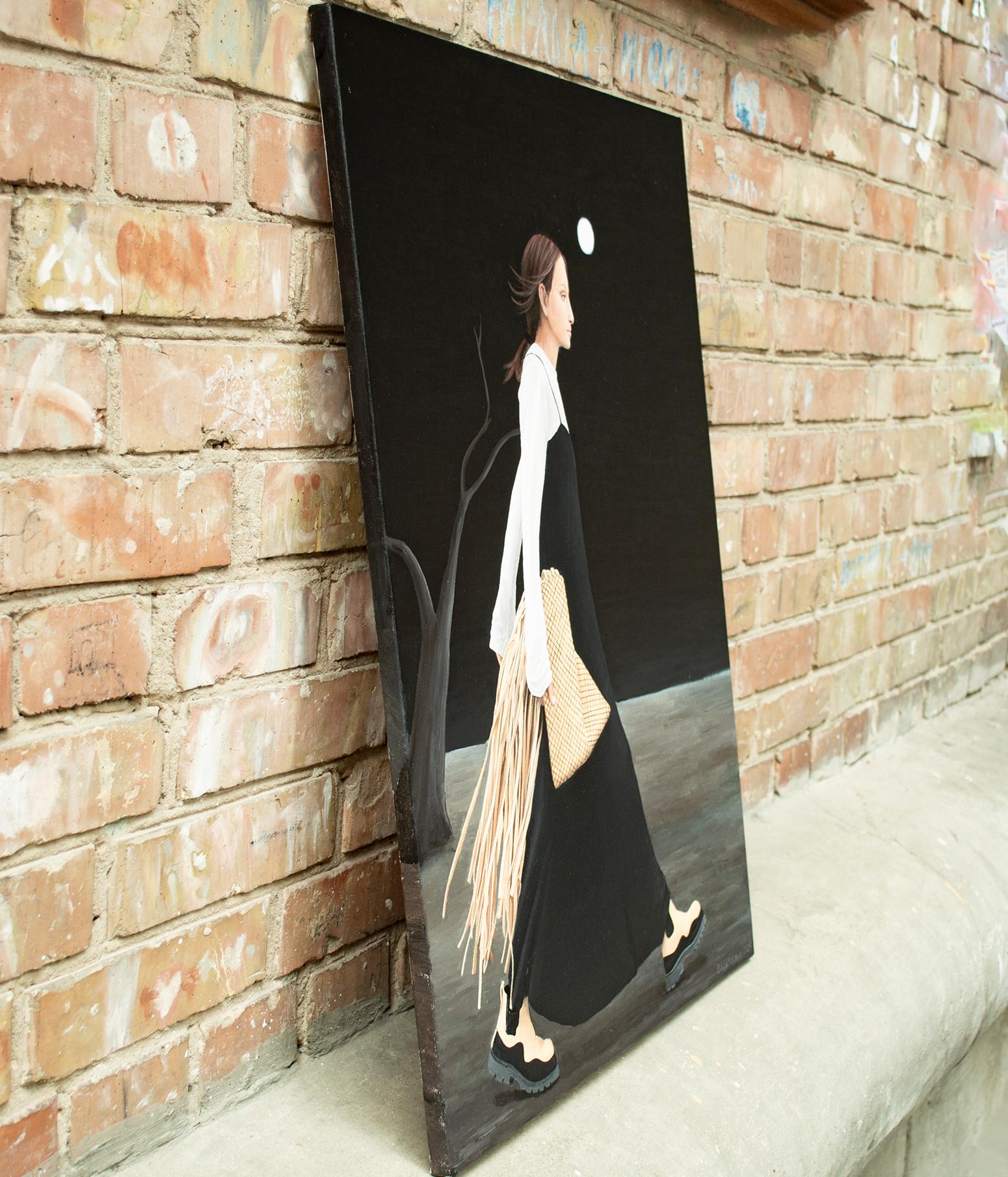 Chemin solitaire - Painting de Nataliya Bagatskaya