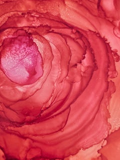 Des roses rouges. Abstraction