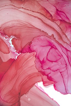 Peinture abstraite - rouge 3