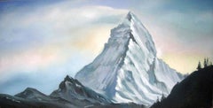 “La vetta dell’eternità” (Serie SPACES) Tela, olio, 60x120 cm