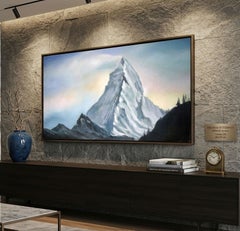 “La vetta dell’eternità” (Serie SPACES) Tela, olio, 60x120 cm