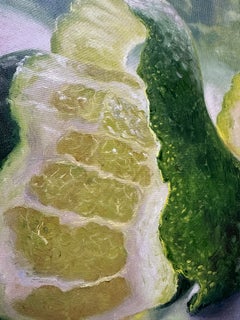 Glowing Lime  Original Oil Painting