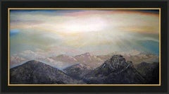 “Il risveglio della luce” (Serie SPACES) Tela, olio, 60x120 cm