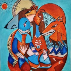 "Dealers" animalism, abstraction of the Volskaya Lilya
