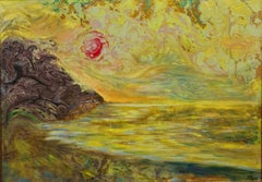 "Yellow seascape" landscape of the Volskaya Lilya.