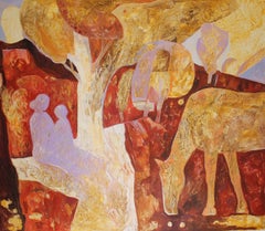 Gemeinsames Sein. Reihe „Primordial Garden“. Mythologie "
