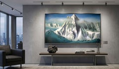 “The Lord of Heights”(SPACES Series) Canvas, Oil, 60x120 cm