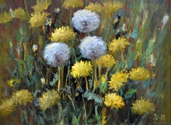 The Silent Order of Transitions, Impasto Botanical Oil Painting, Fine Art