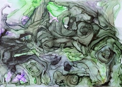 Dark green abstraction