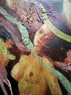 „The Confluence“ – Leinwand, Öl, 55 × 40 cm. 1990. Surrealistisch-symbolistisch