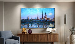 “The Breath of Riga” BALTIC series, Canvas, Oil, 60x100 cm