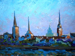 “The Breath of Riga” BALTIC series, Canvas, Oil, 60x100 cm