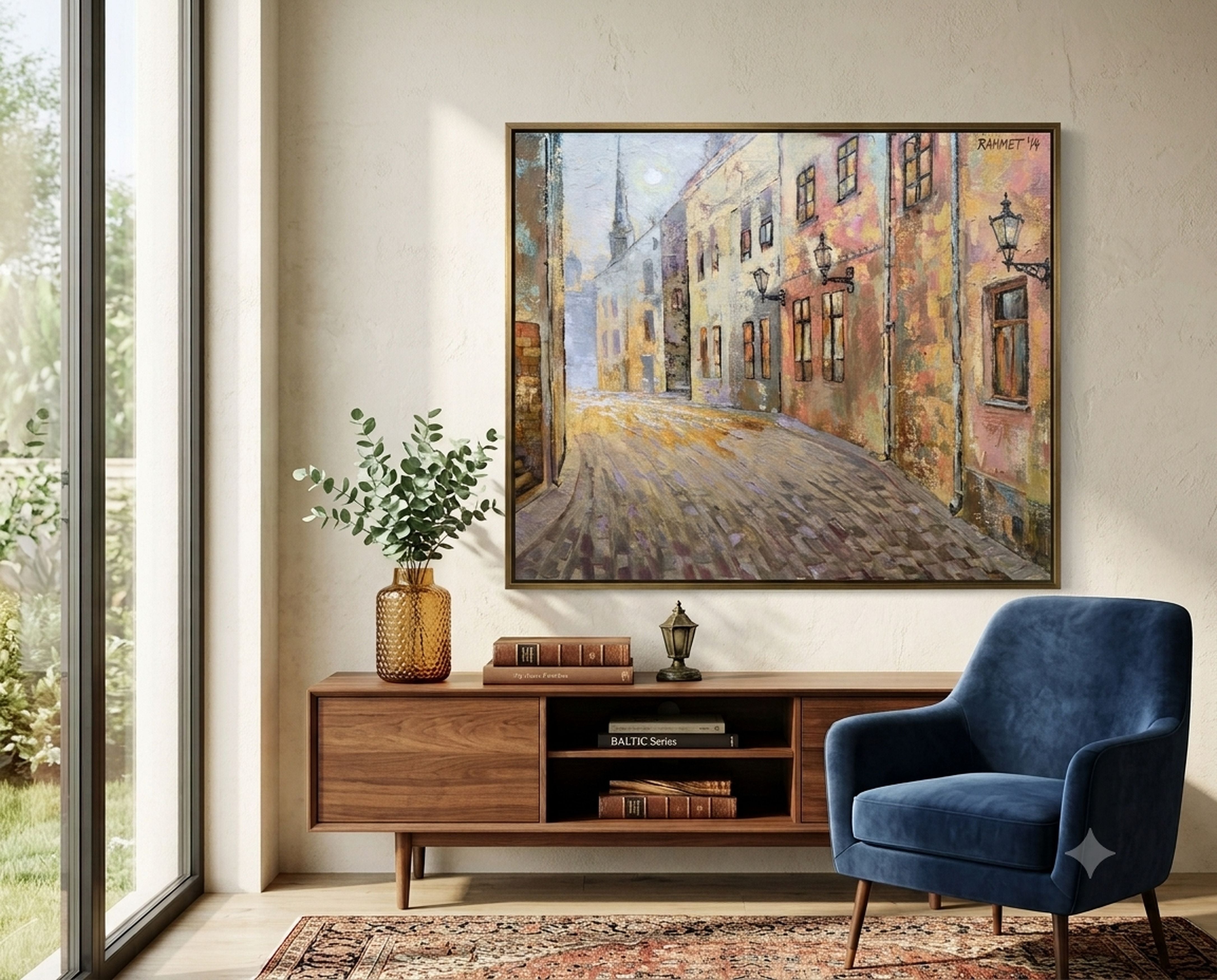 “The Golden Noon” BALTIC series, Canvas, Oil, 80x100 cm