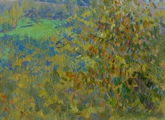 A November day. The outskirts of Oxted Landscape Painting, Oil on Canvas, Signed