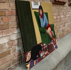 Painting Peace: Contemporary Figurative Acrylic Artwork on Canvas