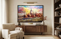 “The Sunlit Promenade” BALTIC series, Canvas, Oil, 60x90 cm