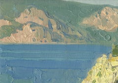 Boats by the sea in Turunс Landscape Painting, Oil on Canvas, Signed, 2026