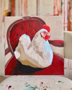Chaise rouge