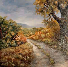 Calm way - Country Road Fall Landscape