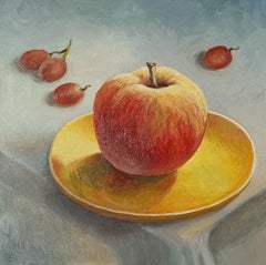 Summer dessert - Still Life with Red Apple