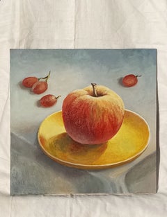 Summer dessert - Still Life with Red Apple